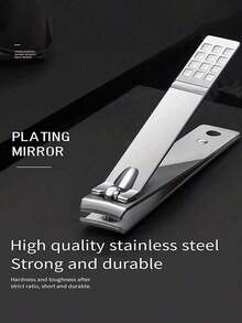 Juego de manicura y pedicura, juego de cortaúñas, kit de herramientas de cuidado de uñas profesional con estuche de viaje de lujo - Negro - Ver 7