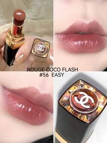 CHANEL Rouge Coco Flash #56 唇膏 - 滋润不拔干，持久显色，1.5克 - #56 - 查看 1