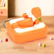 1pc 2026 Trending Creative Carrot Shaped Keychain, Stress Relief Toy, Backpack Pendant Gift, Perfect For Holidays, Birthdays, Valentine's Day, Unique Gift - Multicolor - View 14