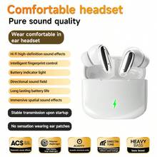 NEW SENYANG 2025新款真无线立体声TWS耳机，迷你情侣耳机，音乐耳机，游戏耳机，高保真低音，ENC降噪清晰通话，兼容安卓和iOS系统，运动耳机，智能耳机，万圣节礼物 - H13 - 查看 8