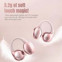 Trymiss K521 Audífonos clip Bluetooth In-ear Mini Corazón Auriculares Con Micrófono Audífonos Para El Gym Manos Libres Audífonos Gamer Bluetooth San Valentin Regalo Para Mujer 14 De Febrero - Rosa - Ver 6