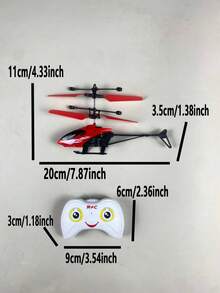 1 Set Remote Control Helicopter Toy, Educational Gift For Boys And Girls, Vertical Take-Off And Landing, Wind Sensing, Gesture Sensing And Remote Control, Indoor And Outdoor Play, Birthday Gift (Some Accessory Colors Are Random) - Multicolor - View 12