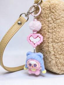 New Arrival Cute Big Ear Heart Shaped Keychain, Fashionable Cartoon Accessory Bag Charm Key Chain - Multicolor - View 1