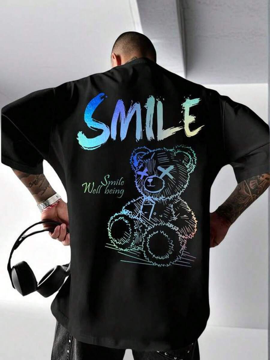 Men Outdoor Tees & Tanks - Black - View 1