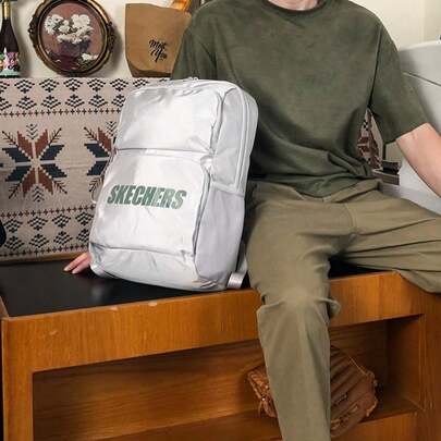 Skechers L320U196-00MV Unisex Campus Backpack, Fashionable Casual Outdoor Sports Travel Bag