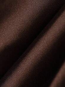 Áo hai dây xếp ly bằng satin gợi cảm, thời trang nữ mùa hè DEEKA. - Cà phê nâu - Xem 8