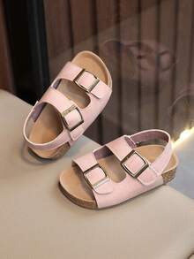 Kids Shoes Summer Girls Sandals Boys Roman Shoes Children Beach Shoes Toddler Shoes - Pink - View 6