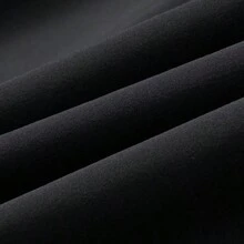 Under Armour 男士柔软针织裤，UA Vibe 梭织裤，简约舒适轻便休闲裤 1386556-001 - 黑色 - 查看 8