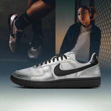 女士 WMNS NIKE FIELD GENERAL 休闲鞋，低帮，HQ7397-001 - 黑色 - 查看 1