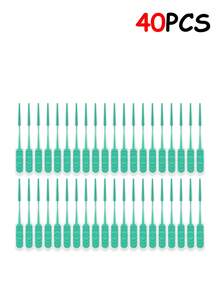 40/20/5PCS 软橡胶牙间刷 - 直型牙间刷 - 正畸牙间刷 - 一次性牙间清洁棒 - 操作简单 - 外出携带方便。 - 彩色 - 查看 8