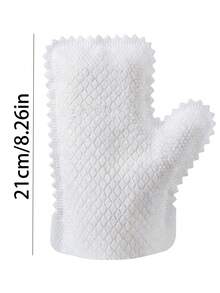 Bộ 10/20/30 găng tay lau chùi siêu mềm bằng sợi microfiber - Sử dụng đa năng khô/ướt, dễ dàng loại bỏ bụi bẩn, găng tay lau bụi gia dụng, dễ dàng vệ sinh nhà bếp, phòng khách, phòng ngủ, xe hơi, đồ nội thất và cửa sổ. - Trắng - Xem 12