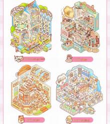 3.0 Version Tilado Miniature Scene Collection Book 3.0 - 15 Sticker Sheets, 10 Backing Cards, 10 Reference Images, 1 Tweezers, 3D Miniature House Crafting Kit For DIY Collages, Art Stickers, Housewarming Scrapbook Supplies - 粉紅色 + 紫色 + 鑷子 - 查看 5