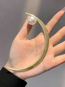 3个/2个/1个银色新月发夹,新款中国风简约复古月牙发髻发夹,优雅百搭渐变发饰,适合日常、休闲、派对、工作、度假、化妆、服装搭配、返校季等场合。 - 彩色 - 查看 16