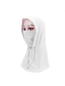 1pc Unisex Breathable Full Face Sun Protection Mask, 3-In-1 Mask Hat Neck Gaiter, Made Of Cooling Fiber Fabric, Suitable For All Year Round Use - A - View 8