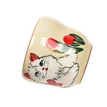 1pc 160ml Ru Kiln Crackle Ceramic Coffee Mug, Handgrip Tea Cup, Personal Small Capacity Cup, Coffee/Tea Cup Gift - Multicolor - View 2