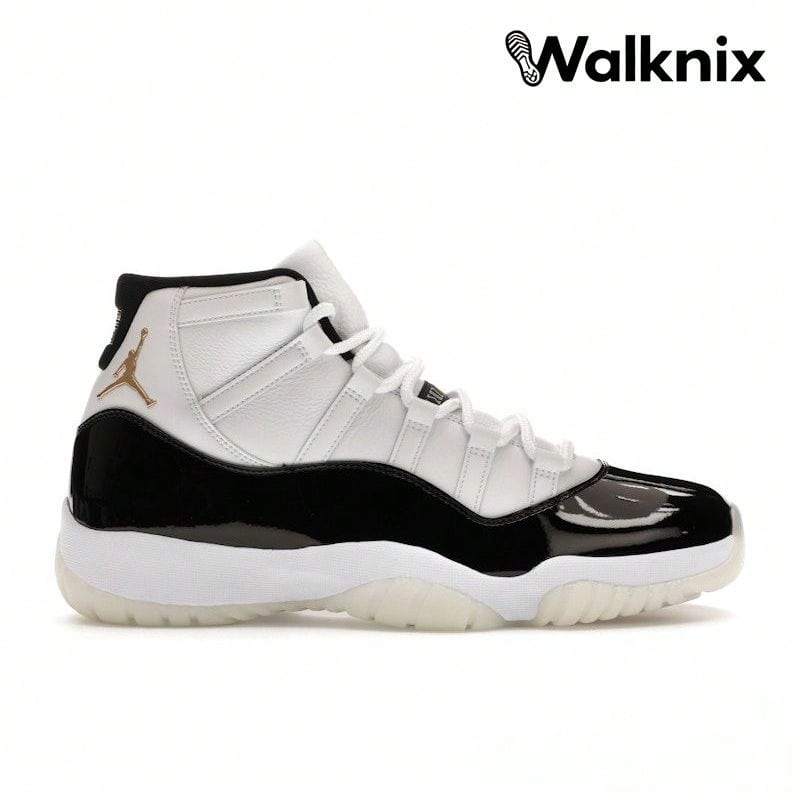 Air Jordan 11 Retro 'Gratitude / Defining Moments' White Black Metallic-Gold Sneakers Men CT8012-170 - 彩色 - 查看 1