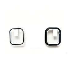 2pcs (Black + Transparent) Tempered Glass Protective Case Compatible With Apple Watch Series 11/9/8/7/6/5/4/3/2/1/Ultra1/2, Made Of Durable Material, Shock-Resistant, Full Protection, Ultra-Thin Design, Easy To Wear, High Transparency, Anti-Fingerprint, Scratch-Resistant. - 2 Pieces (black + Transparent) - View 11