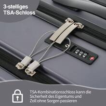 Set di organizzazione per il viaggio - Grigio antico + ABS - Visualizzare 6