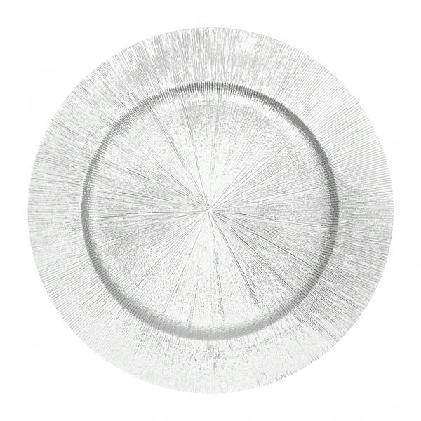 HOHOBLA 50 Pcs Antique Charger Plates Set, 13in Plastic Embossed Dinner Plate, Round Phoenix Pattern Elegant Floral Plates For Dinner Wedding Party Event Table Setting Decoration