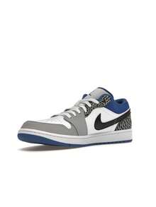 Air Jordan 1 Low SE 'True Blue' White Black Cement-Grey Dark-Marina-Blue Sneakers Men DM1199-140 - Nhiều màu - Xem 4