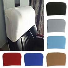 Housse de protection de dossier de chaise style motif panda, pingouin, rose. Housse anti-poussière élastique pour dossier de chaise de bureau. Accessoires de housse de dossier de chaise - Multicolore - Voir 7