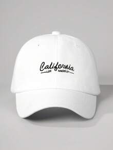 Mũ lưỡi trai thêu chữ "CALIFORNIA", có thể điều chỉnh, thích hợp cho du lịch mùa xuân/thu, đi biển, nghỉ mát, phong cách Y2K dành cho giới trẻ. - mũ bóng chày - Xem 24