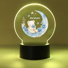 1pc Personalized Name Night Light, Children's Birthday Gift Customization, Friend Custom Gift, Bedroom Decor Customization, Party Decor Customization, Party Decor, Custom Moon Night Light, Back To School Gift - Black - View 60