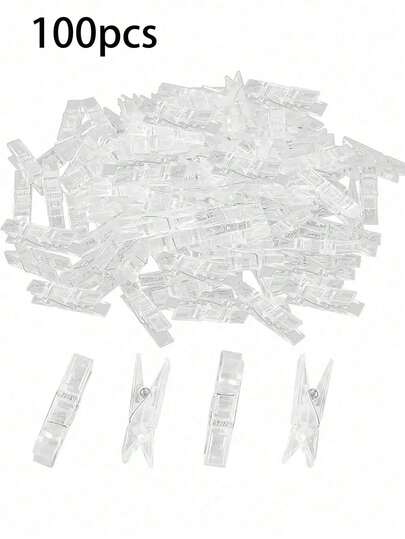 10/1 cái Kẹp nhỏ bằng acrylic trong suốt, thích hợp dùng để kẹp ảnh và trang trí nhà cửa, kẹp ảnh, dây treo ảnh, phông nền tiệc, móc ảnh, trang trí ngày lễ tình nhân, tiệc tùng.