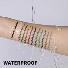 Lakerain Waterproof Eyeliner Pencil, Smudge-Proof, Sweat-Resistant, Quick-Drying, Long-Lasting, Smooth Application - Multicolor - View 6