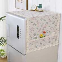 1件装 55x120厘米 冰箱防尘罩 洗衣机毛巾 防尘冰箱布 冰箱保护罩 带收纳袋，母亲节礼物，卧室装饰，花园，厨房装饰，夏季，海滩，旅行必备，房间装饰，软萌，毕业季礼物 - 彩色 - 查看 11