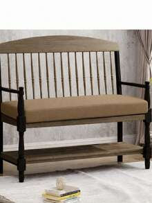 室内外防紫外线长凳垫 – 黑色，100*50*8 厘米 | 土耳其椅垫 - 摩卡棕 - 查看 3