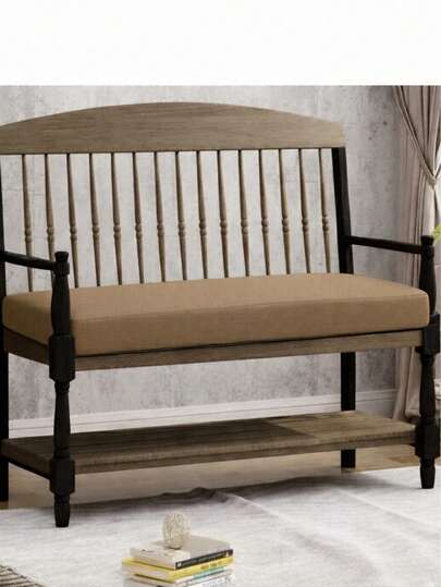 Indoor & Outdoor UV-Resistant Bench Cushion – Black, 100*50*8 Cm | Chair Cushion In Der Turkei