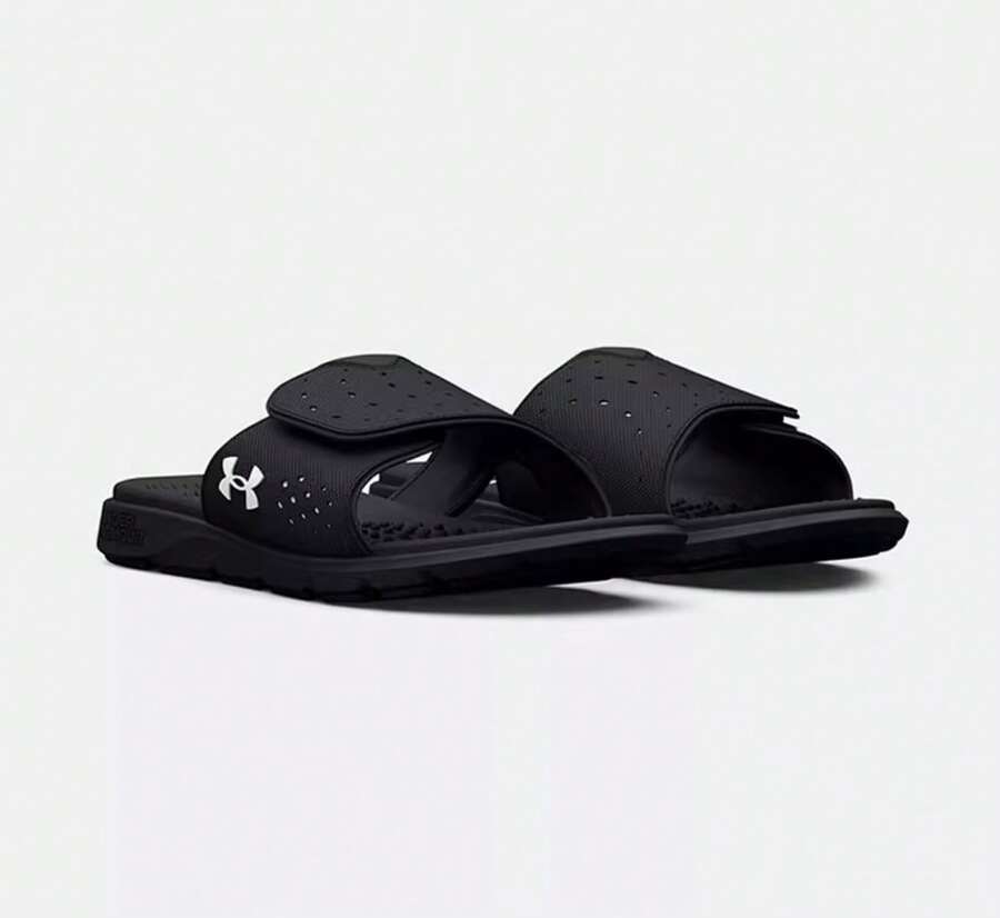 Under Armour Women's Lightweight Breathable Casual Slip-On Sandals - Black - View 1