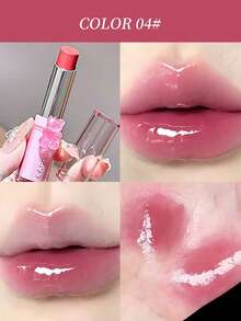 Cappuvini Son tint bóng mịn dưỡng ẩm, màu tự nhiên, son dưỡng dạng thỏi hình gấu, lâu trôi, chống lem, son môi đa năng - Nhiều màu - Xem 13
