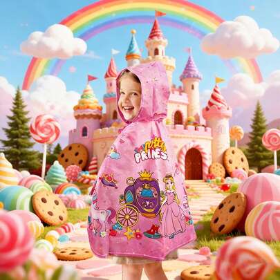 Kids DIY Painting Cloak Dress Up Set, Children's Painting Princess Costume Toys, Washable Reusable Painting Cloak For Role Play, Boys Girls Small Game Performance, Kindergarten Parent-Child Activity Educational Gift