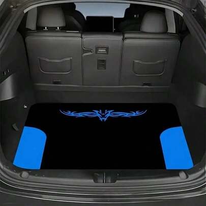 Easypie Selection 1 pieza Alfombra de terciopelo de cristal para maletero de coche - Diseño con estampado de corona rosa, antideslizante, mantiene el vehículo ordenado, adecuado para SUV y sedán, Alfombra de maletero de SUV | Patrón rosa brillante | Superficie antideslizante, Alfombra de coche, Interior de coche, Accesorios de coche, Alfombra de coche