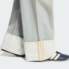 Adidas Originals Women's Wide Leg Jeans - Baby Blue - View 5
