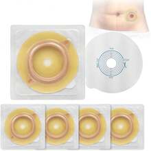¡RecomendadoMediss Anillo De Barrera Cutánea Para Ostomía (2 Piezas) Cubierta Para Bolsa De Colostomía, Cinta Precortada Para El Cuidado Del Sistema De Estoma De Ileostomía, Diámetro Exterior De 4", 5 Unidades¡Top de Temporada - 1 - Ver 9