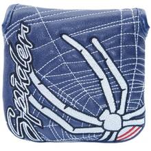 Spider Embroidered Square Mallet Type Magnetic Golf Club Head Cover, Ideal Golf Accessory For Golfers - Multicolor - View 10