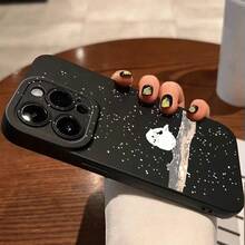 おしゃれなスマホケースfor  16 Pro Max/16 Plus/16 Pro/16/15 Pro Max/15 Plus/15 Pro/15/14 Pro Max/14 Plus/14 Pro/14/16E/13 Pro Max/13 Pro/13/12 Pro Max/12 Pro/12/11 Pro Max/11 - ブラック - チェックする 5
