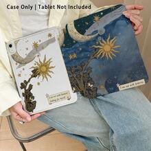 1 ốp bảo vệ máy tính bảng kèm chân đế, tương thích với Honor/Apple/Galaxy và các dòng máy tính bảng phổ biến khác, có thể gập lại chống cong vênh, các góc được gia cố bằng silicon, chức năng tự động bật/tắt màn hình, khe cắm bút tích hợp, chân đế gập đa góc - Bảo vệ hoàn hảo hàng ngày, món quà lý tưởng. - Nhiều màu - Xem 5