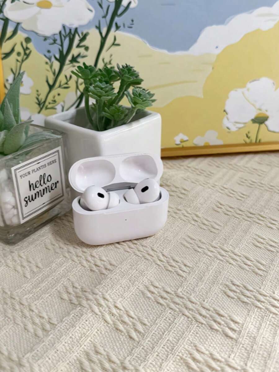 无线蓝牙耳机,低延迟,HiFi立体声,触控操作,配备无线充电盒,适用于所有支持蓝牙的设备——是健身、旅行、通勤和日常使用的理想之选。 - 白色 - 查看 1