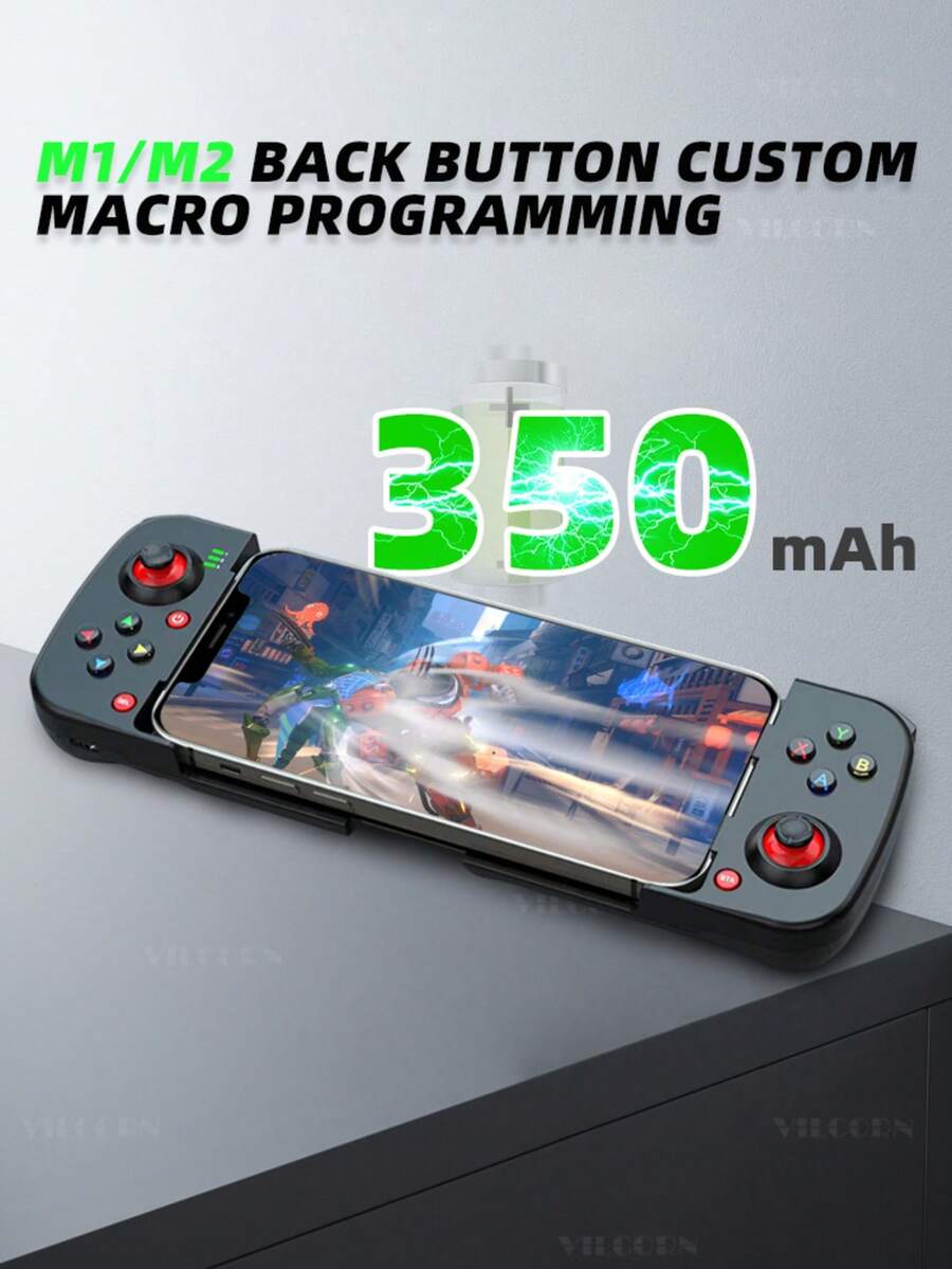 D3 Wireless Bluetooth-Compatible Stretchable Gaming Controller For Mobile Phones Android IOS PC Gamepad Joystick Game Controller - màu đen - Xem 1