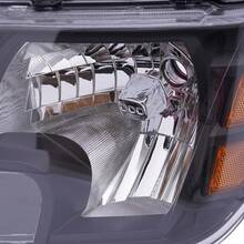 Front Halogen Headlight Assembly, For 2009-2020 Frontier Truck Black Headlights Headlamps Replacement Left+Right 26010ZL40A,26010ZL40B,NI2502188,NI2503188 - Default - View 7