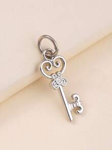 1pc Minimalist Versatile Key Pendant DIY Bracelet Charm Accessory - Multicolor - View 1