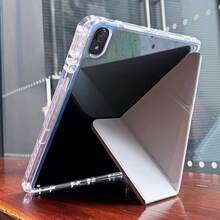 Compatible With Huawei MatePad 11.5S "2026 Protective Case, Stylish And Intelligent Y-Shaped Folding Bracket Cover, High Transparency Acrylic Back Panel, Free DIY, High-Quality PU Leather Material, With Automatic Sleep/Wake-Up Protective Cover, Suitable For Pad2 11 Inch 2025/ Tablet SE 11 Inch 2023 Tablet Protective Case, Compatible With Huawei MatePad SE 11 Inch 2024/MatePad 11.5 S Tablet Protective Case,MatePad Case - Multiple Folds - View 6