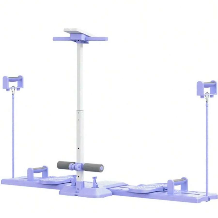 5in1 Folding Hip Leg Exerciser Ski Practice Machine W/ Timer And Tension Rope - A - View 1