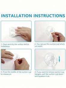 20pcs (3cm) Transparent Plastic Suction Cup Hooks - Firmly Adheres, Waterproof - Suitable For Windows, Glass, Shower Rooms, Bathroom And Kitchen Walls - Great For Daily Use, Holidays, Parties And Carnival Decorations - White - View 9