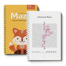Libro de actividades de laberinto, desafíos progresivos de búsqueda de caminos, cultiva el enfoque, la paciencia y las habilidades de resolución de problemas, juego de rompecabezas para relajarse en casa, la oficina o de viaje - laberinto - Ver 11