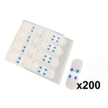 100pcs Invisible V Face Lifting Tapes Wrinkle Removal Sticker Forehead Neck Chin Sticker Anti Aging Patch Facial Slimming Firming - Multicolor - View 14